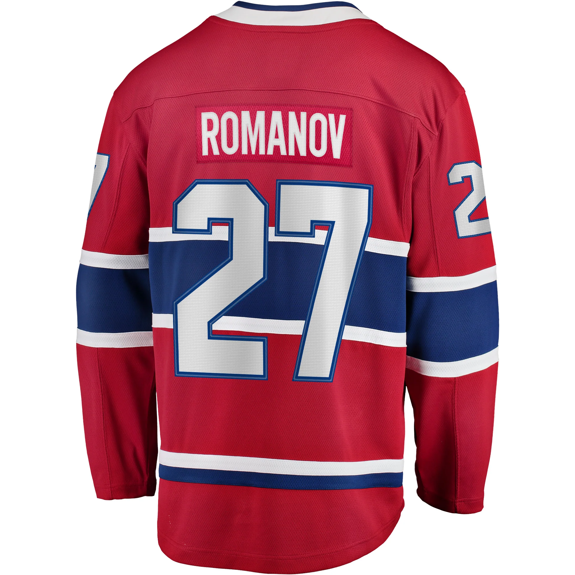 Montreal Canadiens Alexander Romanov #27 Home Fanatics Breakaway Replica Jersey