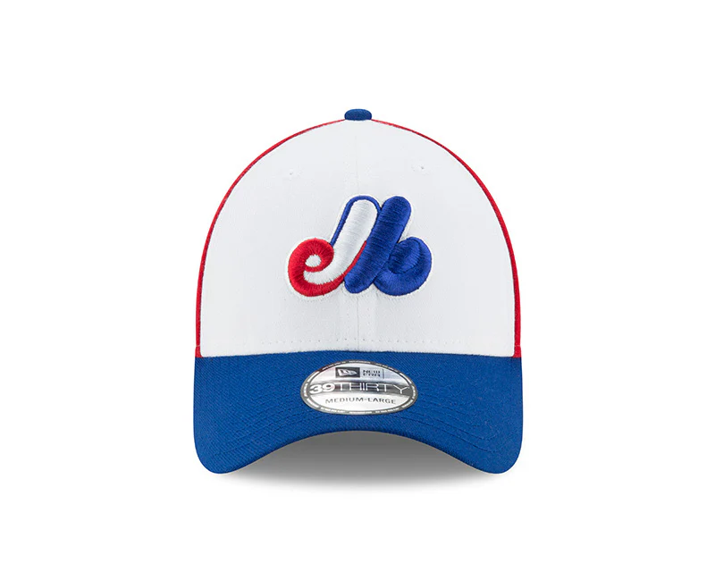 Montreal Expos New Era Cooperstown Collection Team Classic Game White / Royal - 39THIRTY Flex Hat - Image 3