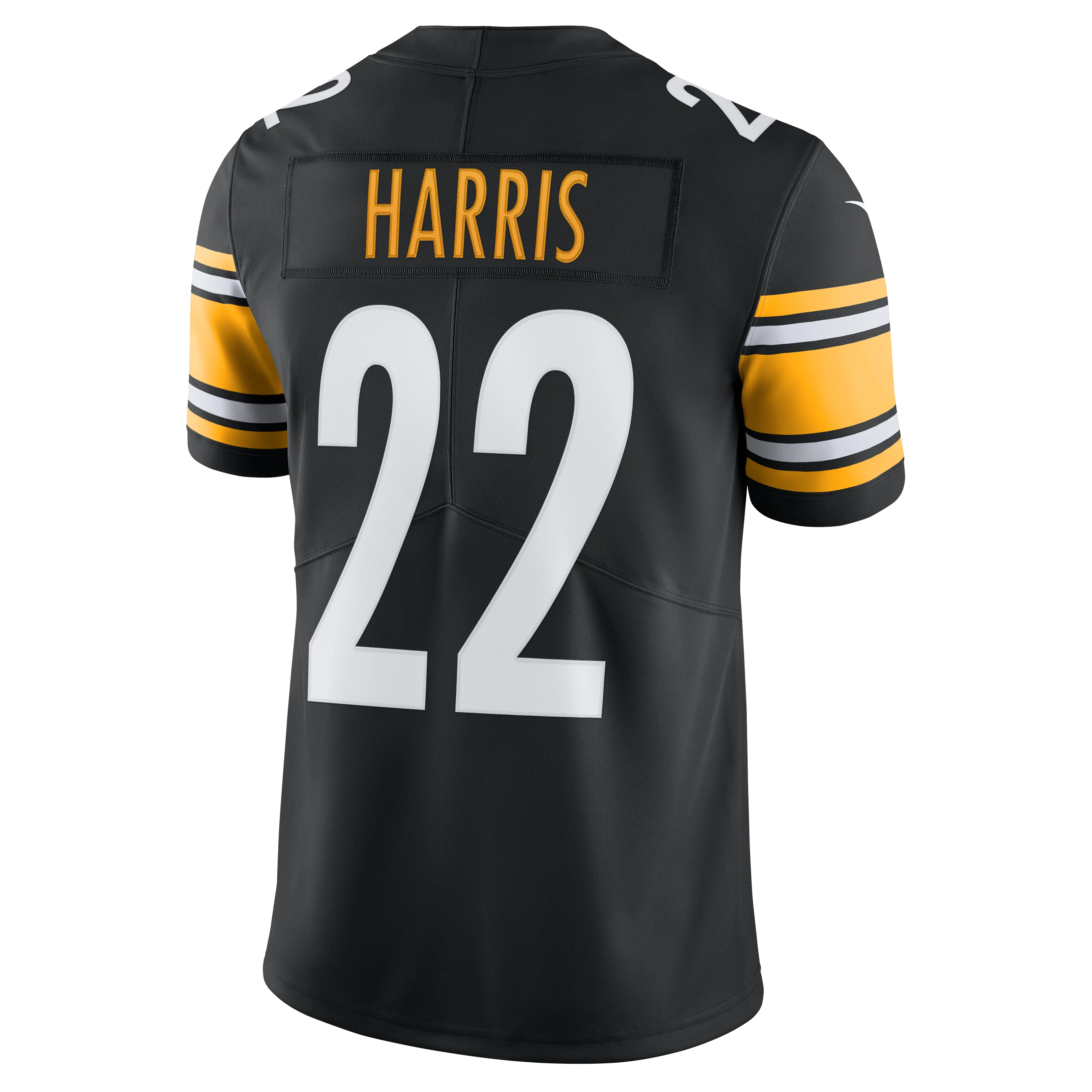 Najee Harris Pittsburgh Steelers Nike Black 2021 NFL Draft First Round Pick F.U.S.E Limited Jersey - Image 3