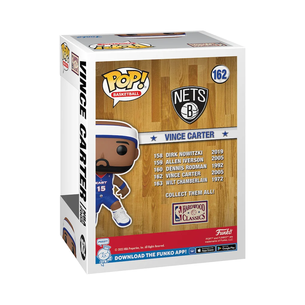 NBA POP! Funko All-Stars East Vince Carter Vinyl Figure #162 - Image 3