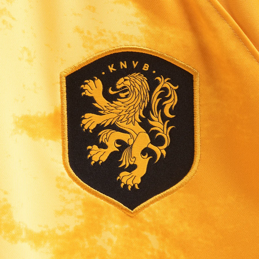 Netherlands World Cup 2022 Stadium Home Orange Nike Jersey - Image 4