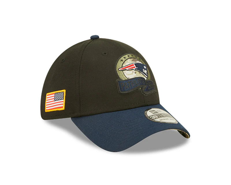 New England Patriots New Era 2022 Salute To Service - 39THIRTY Flex Hat