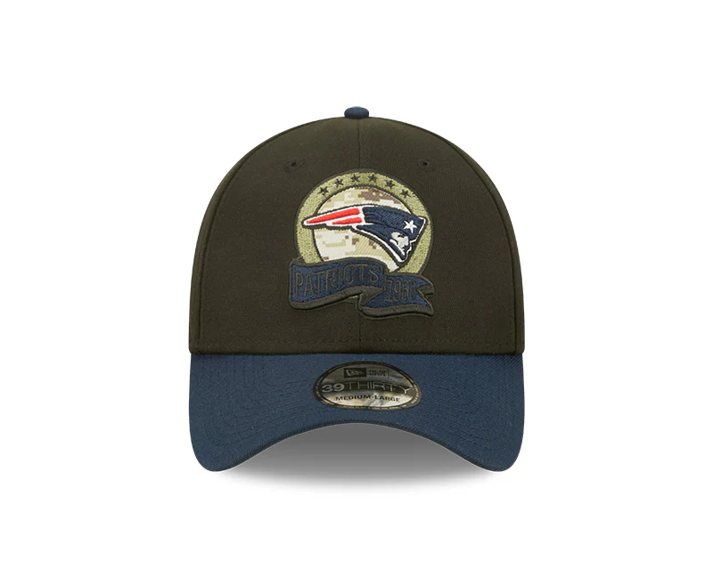 New England Patriots New Era 2022 Salute To Service - 39THIRTY Flex Hat - Image 3
