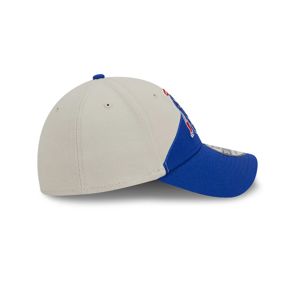 New England Patriots New Era 2023 Historic Sideline 39THIRTY Flex Hat - Cream/Royal - Image 6