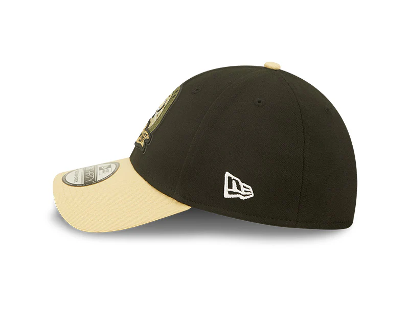 New Orleans Saints New Era Black/Gold 2022 Salute To Service - 39THIRTY Flex Hat - Image 6