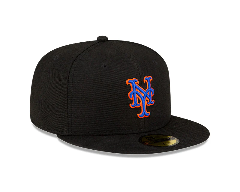 New York Mets 2024 New Era Black Alternate Authentic Collection On-Field 59FIFTY Fitted Hat - Image 3