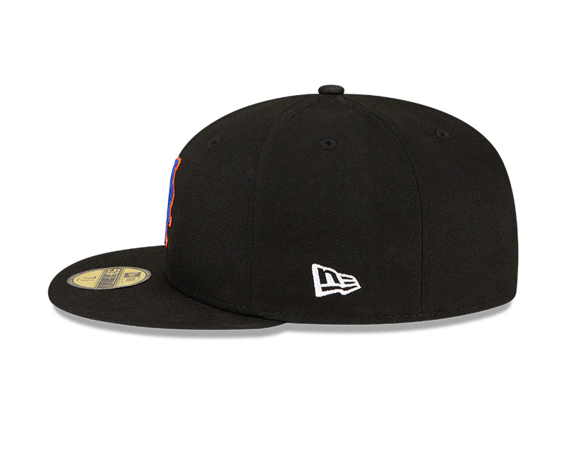 New York Mets 2024 New Era Black Alternate Authentic Collection On-Field 59FIFTY Fitted Hat - Image 4