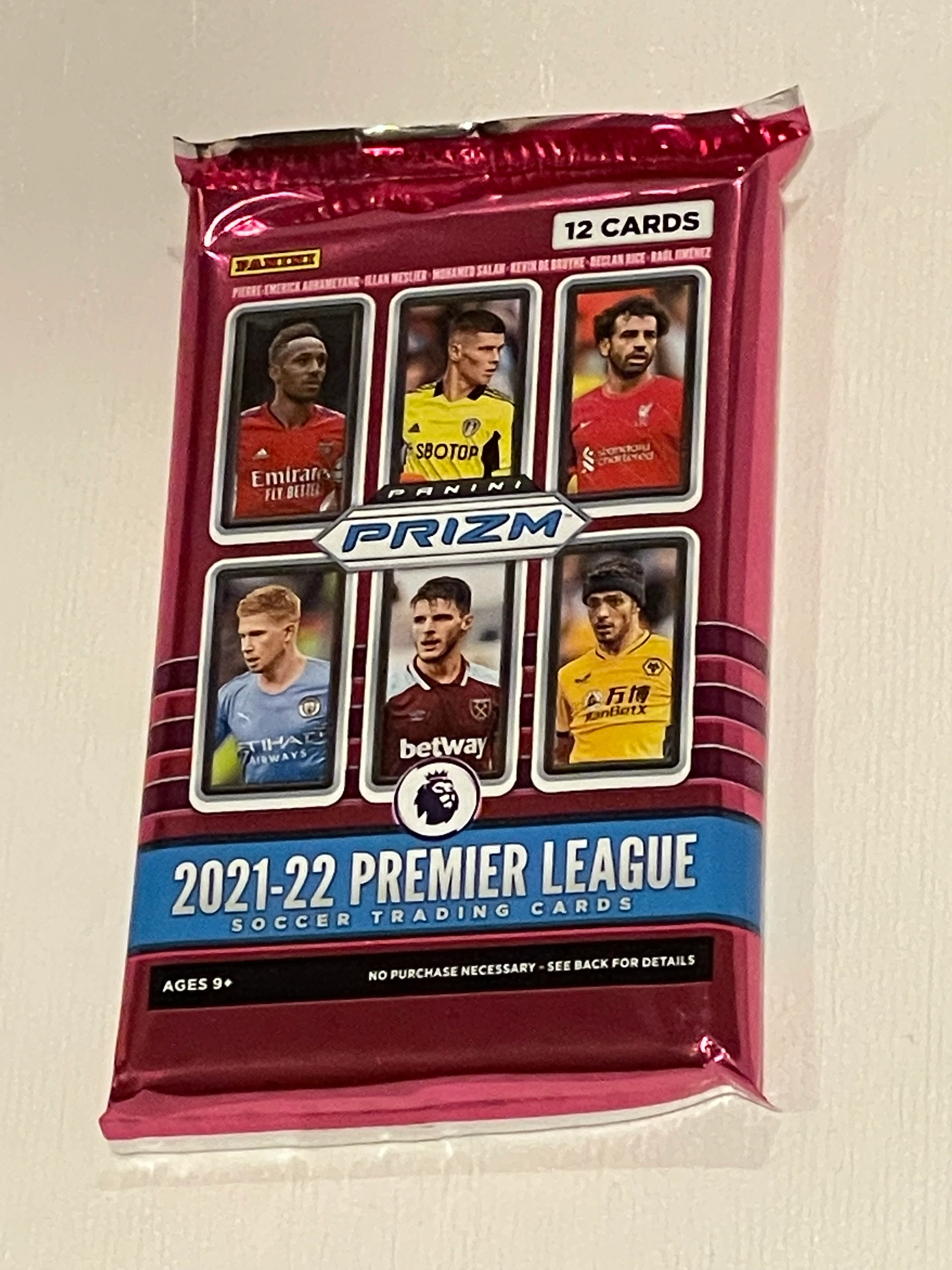 Panini 2021-22 Prizm Premier League Soccer Cards - 1 Pack/ 12 Cards