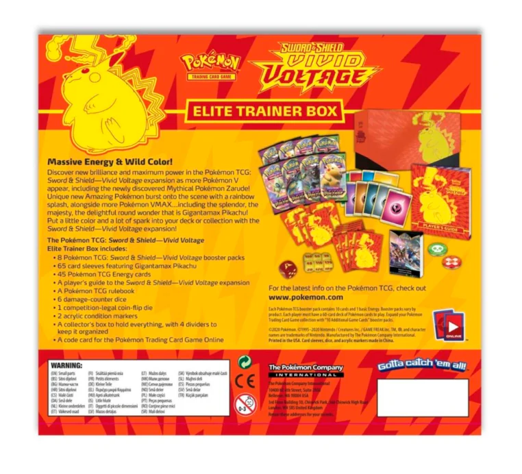 Pokémon TCG: Sword & Shield—Vivid Voltage Elite Trainer Box - Image 6