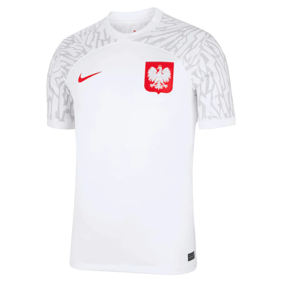 Poland National Team World Cup Nike 2022-23  White Home Replica Stadium Jersey - Image 2