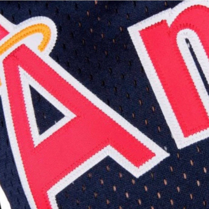 Reggie Jackson California Angels Mitchell & Ness Cooperstown Collection Navy Batting Practice Jersey - Image 3