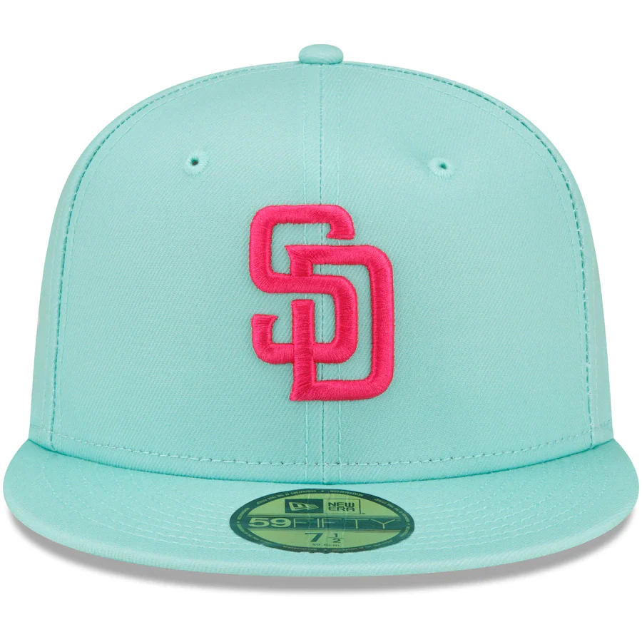 San Diego Padres New Era Mint 2022 City Connect Authentic Collection On-Field 59FIFTY Fitted Hat LP - Image 2