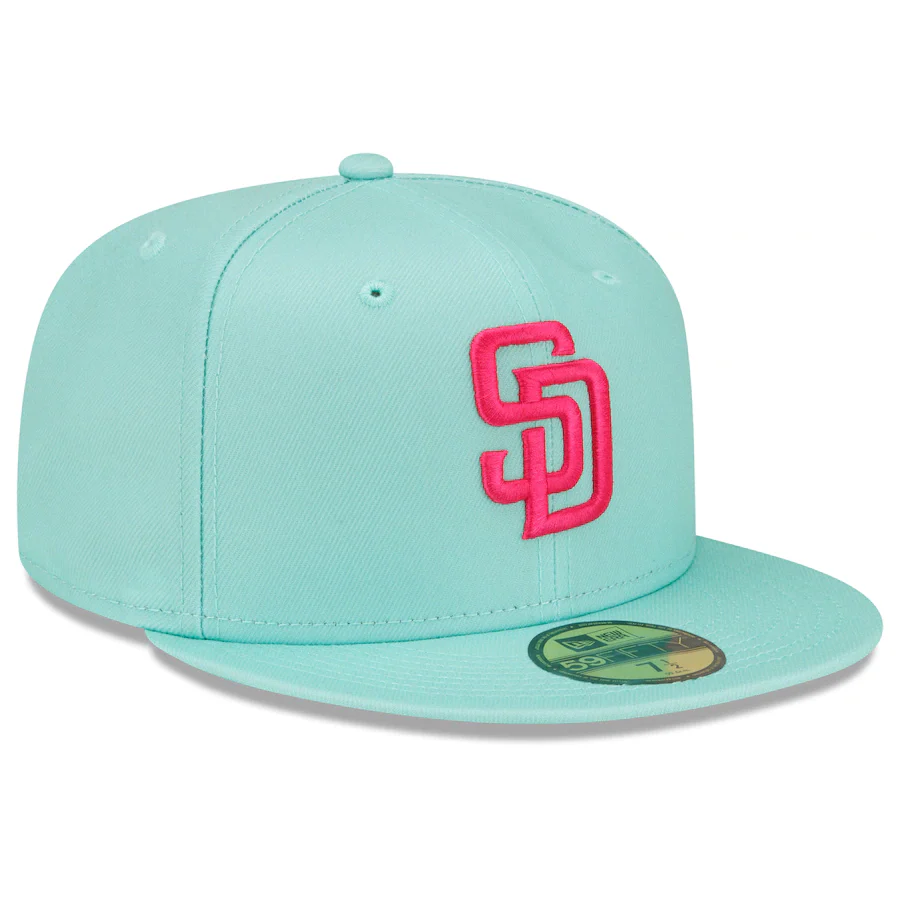 San Diego Padres New Era Mint 2022 City Connect Authentic Collection On-Field 59FIFTY Fitted Hat LP - Image 4