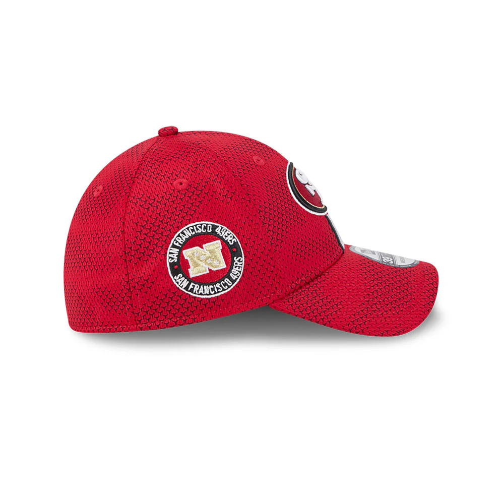 San Francisco 49ers NFL 2024 Sideline New Era 39 Thirty Flex Hat - Red - Image 3
