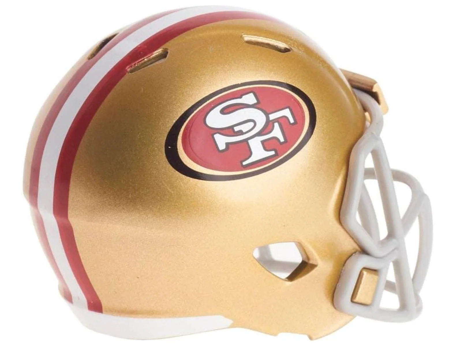 San Francisco 49ers NFL Riddell Speed Pocket PRO Micro/Pocket-Size/Mini Football Helmet - Image 2