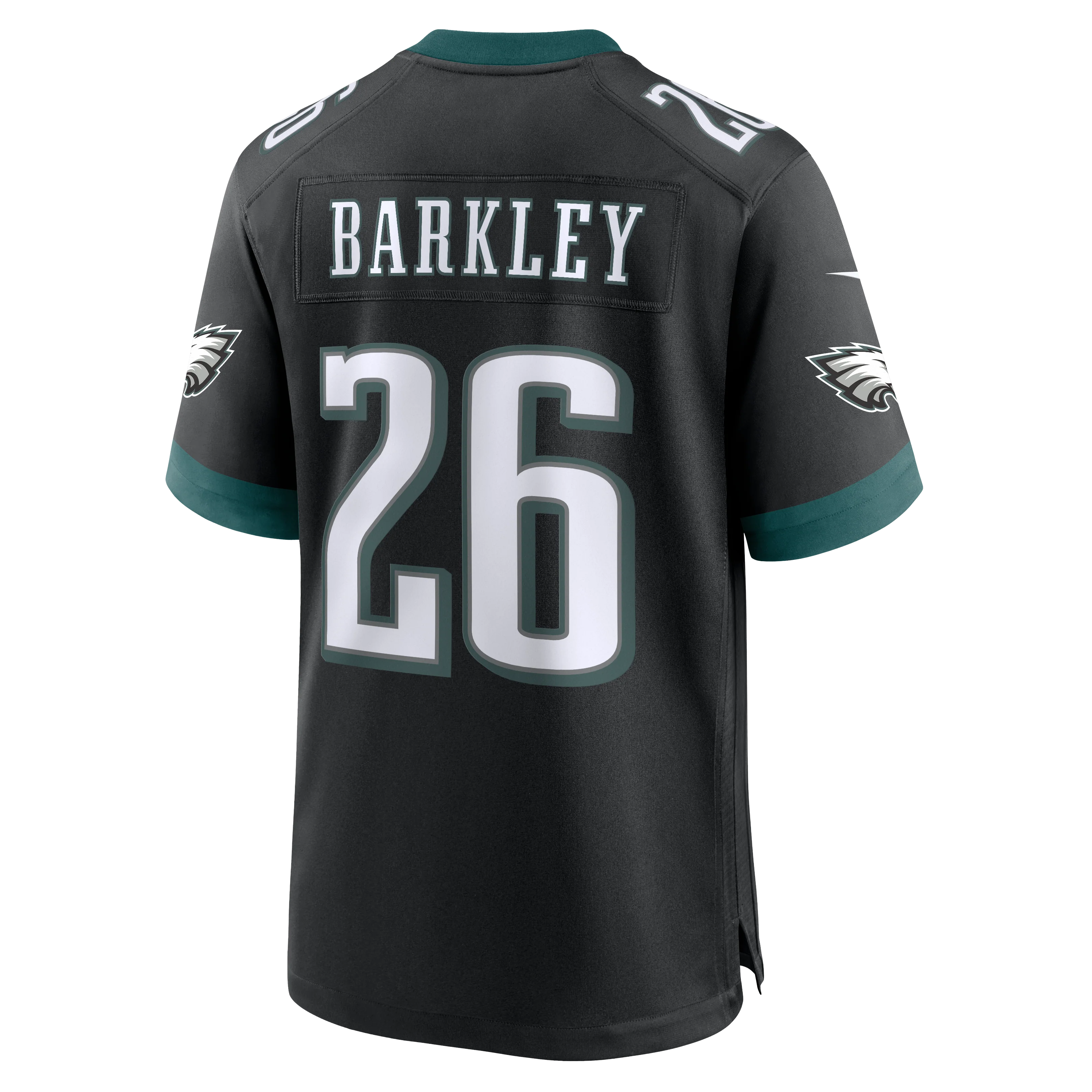Saquon Barkley #26 Philadelphia Eagles Nike Game Jersey - Alternate Black - Image 3
