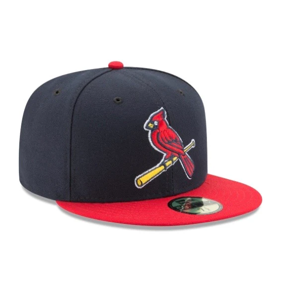 St. Louis Cardinals New Era Navy/Red Authentic Collection On-Field Alternate 2 59FIFTY Fitted Hat - Image 3
