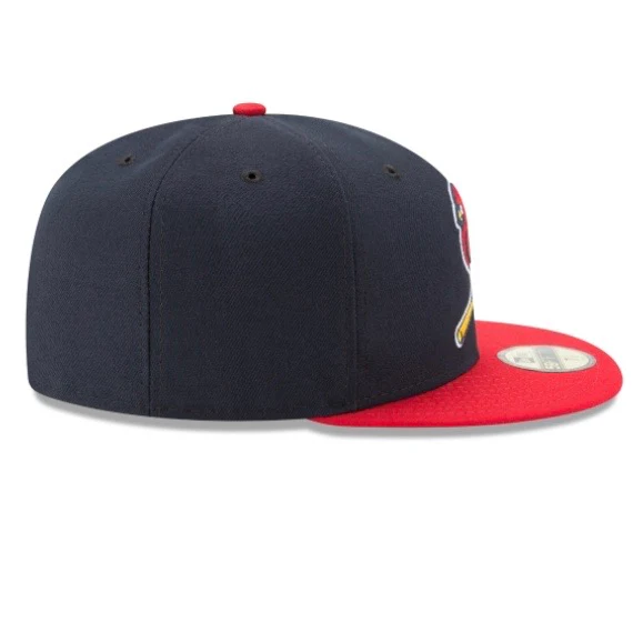 St. Louis Cardinals New Era Navy/Red Authentic Collection On-Field Alternate 2 59FIFTY Fitted Hat - Image 4