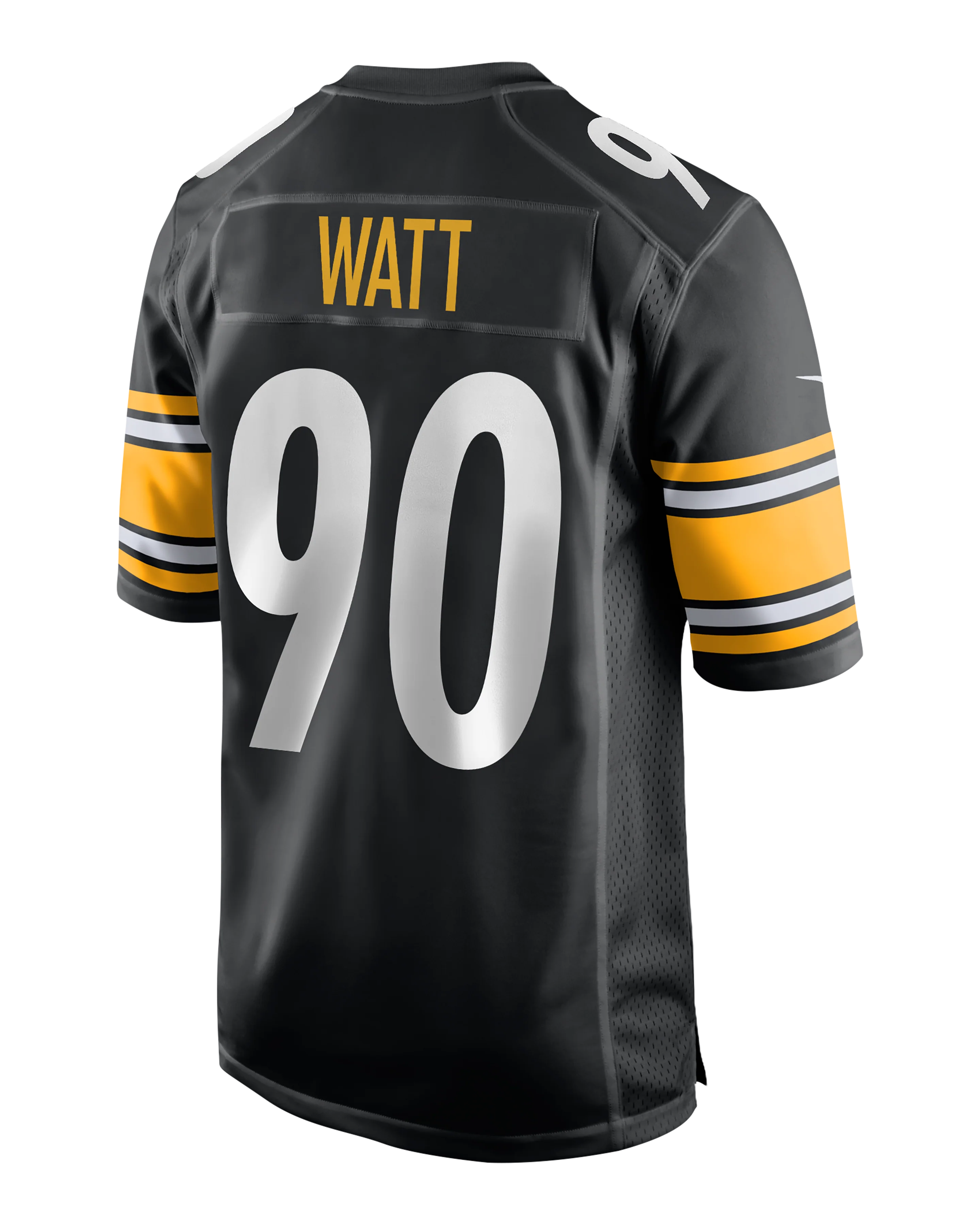 T.J. Watt #90 Pittsburgh Steelers Nike Game Jersey - Black - Image 3