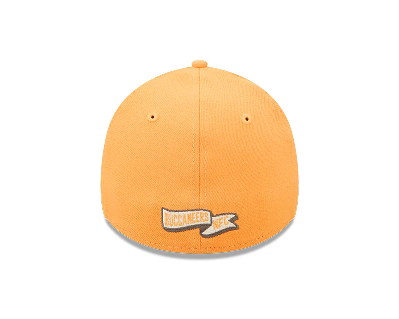 Tampa Bay Buccaneers New Era 2022 Sideline 39THIRTY Historic Flex Hat - Heathered Gray/Orange - Image 3