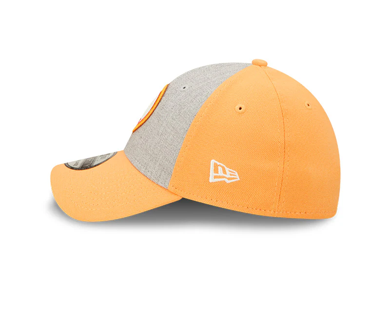 Tampa Bay Buccaneers New Era 2022 Sideline 39THIRTY Historic Flex Hat - Heathered Gray/Orange - Image 4