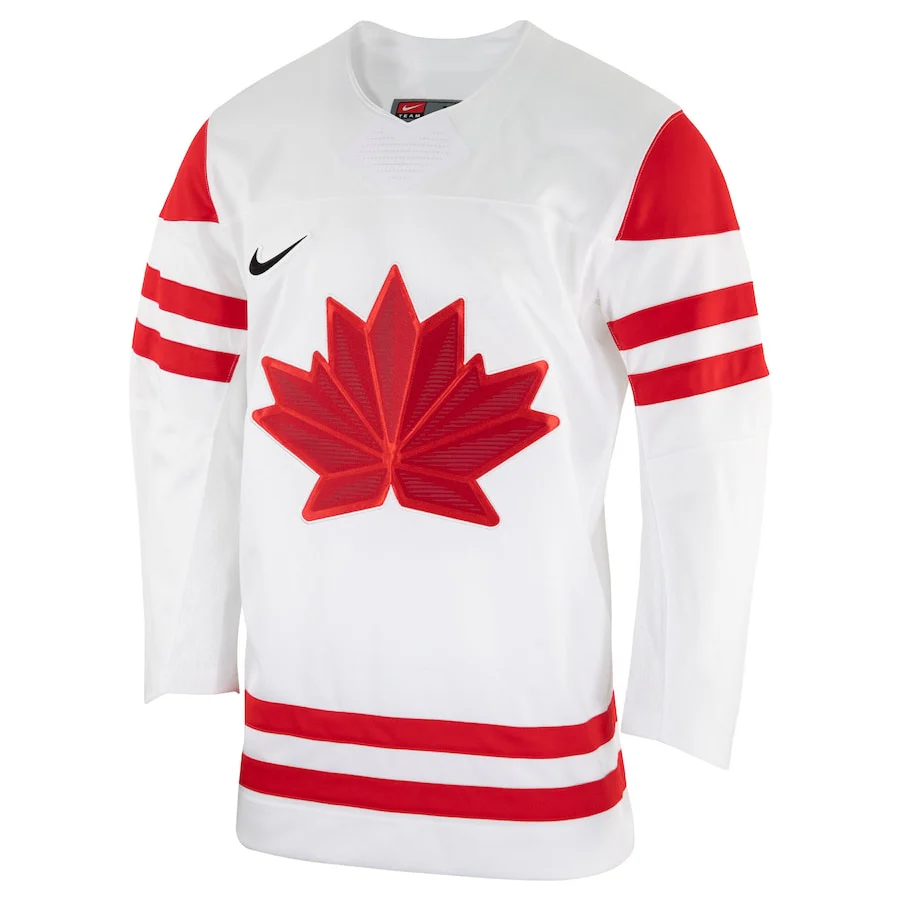 Team Canada Hockey 2022 White Olympic Nike Replica Jersey - Image 2