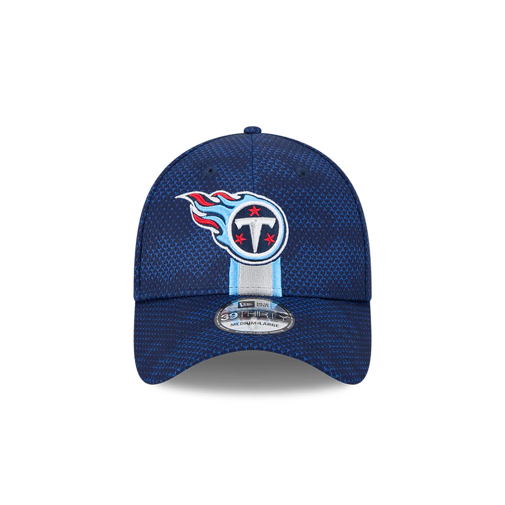 Tennessee Titans NFL 2024 Sideline New Era 39 Thirty Flex Hat - Navy - Image 4