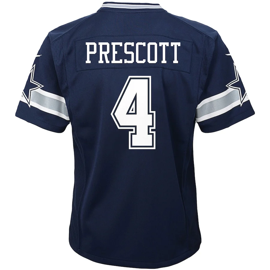 Toddler Dak Prescott Navy Dallas Cowboys Nike - Game Jersey - Image 3