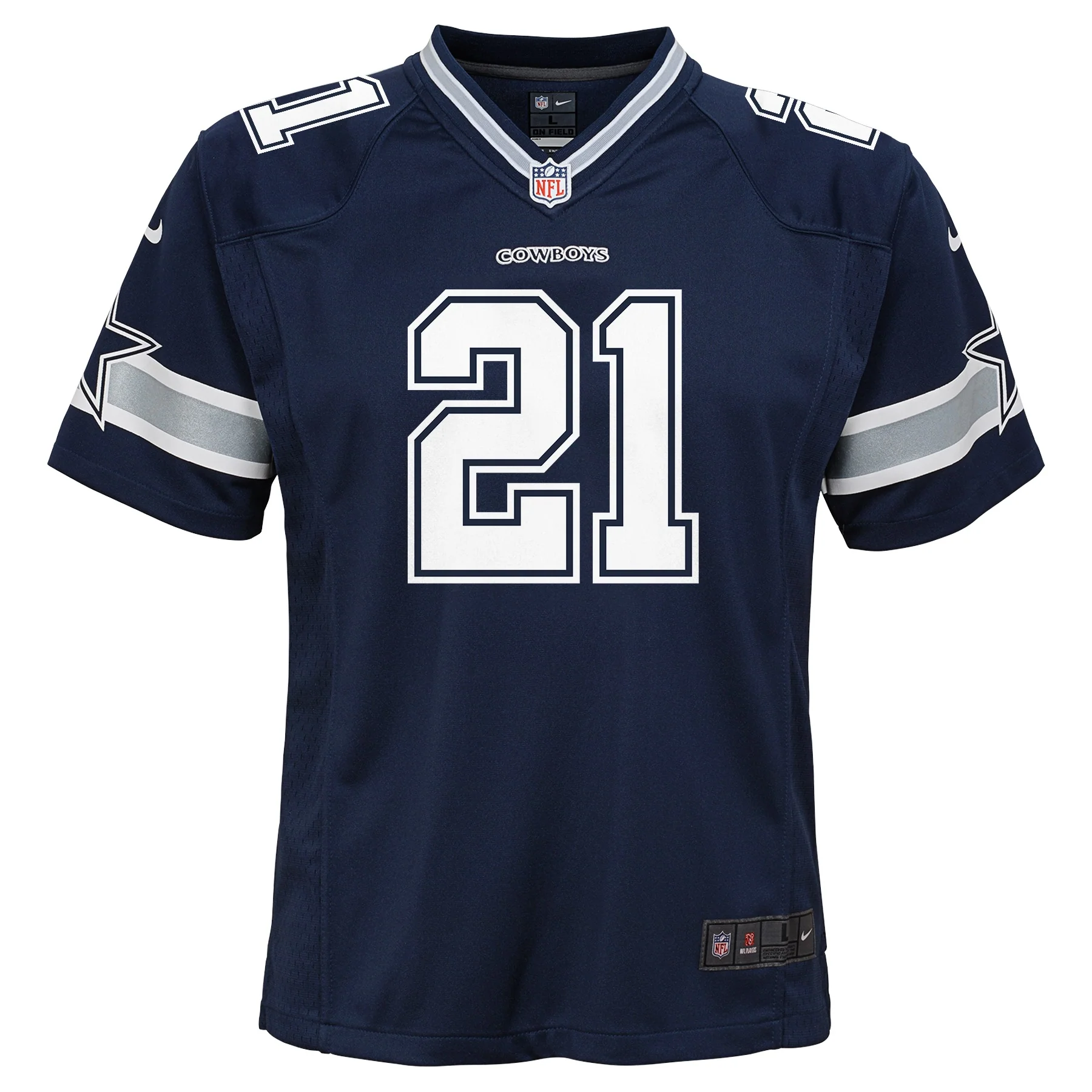 Toddler Ezekiel Elliott Navy Dallas Cowboys Nike - Game Jersey - Image 2
