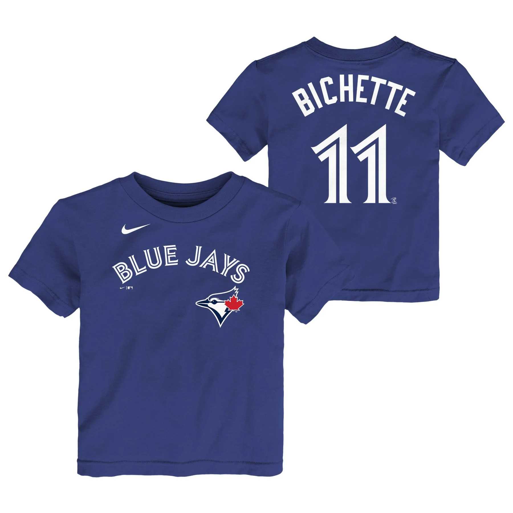 Toddler Toronto Blue Jays Bichette Jr. #11 Nike Royal Blue Name & Number T-Shirt - Image 6