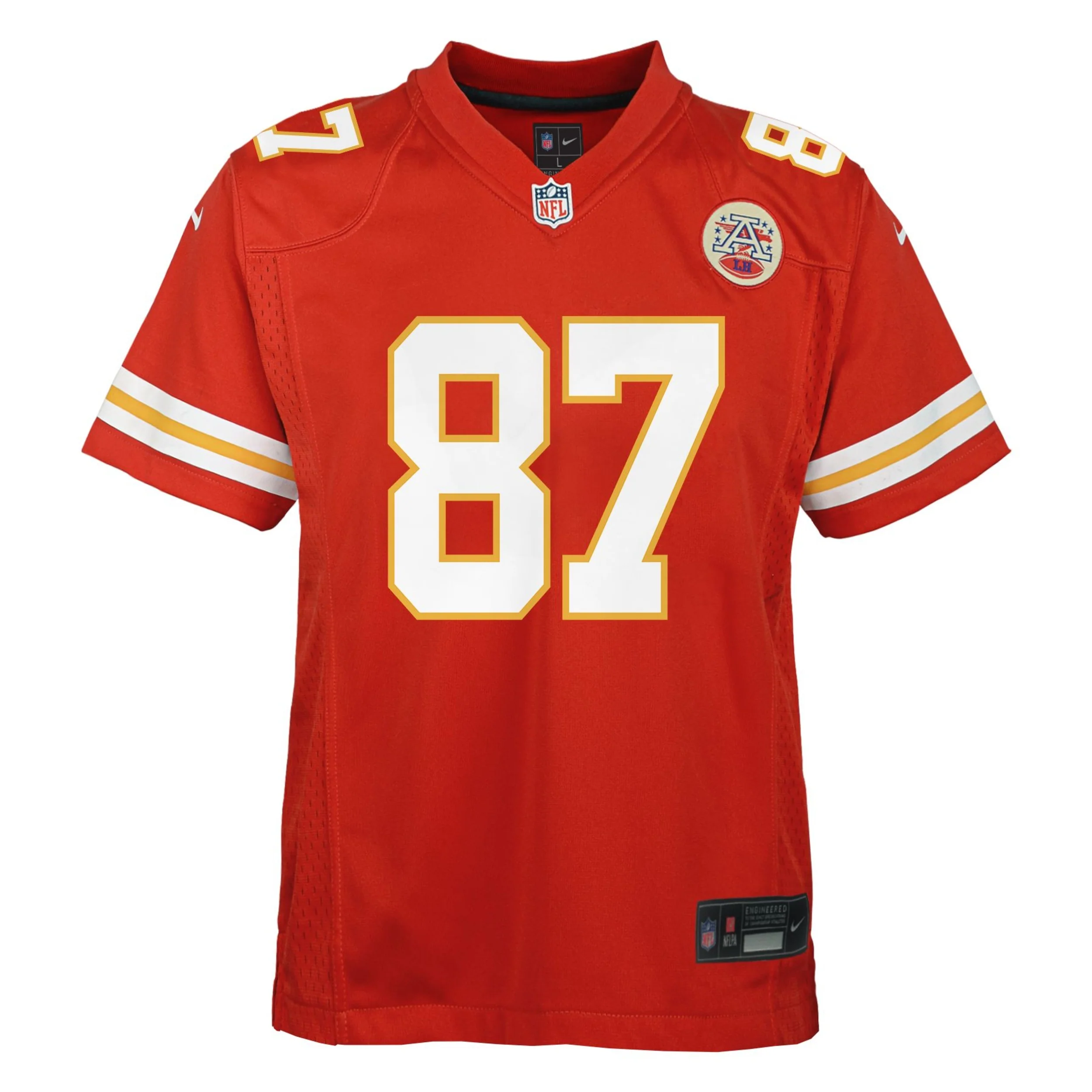 Toddler Travis Kelce #87 Red Kansas City Chiefs Nike - Game Jersey - Image 3