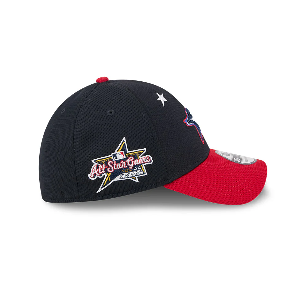 Toronto Blue Jays 2025 All Stars Game New Era 2-Tone - 39THIRTY Flex Hat - Black/Red - Image 5