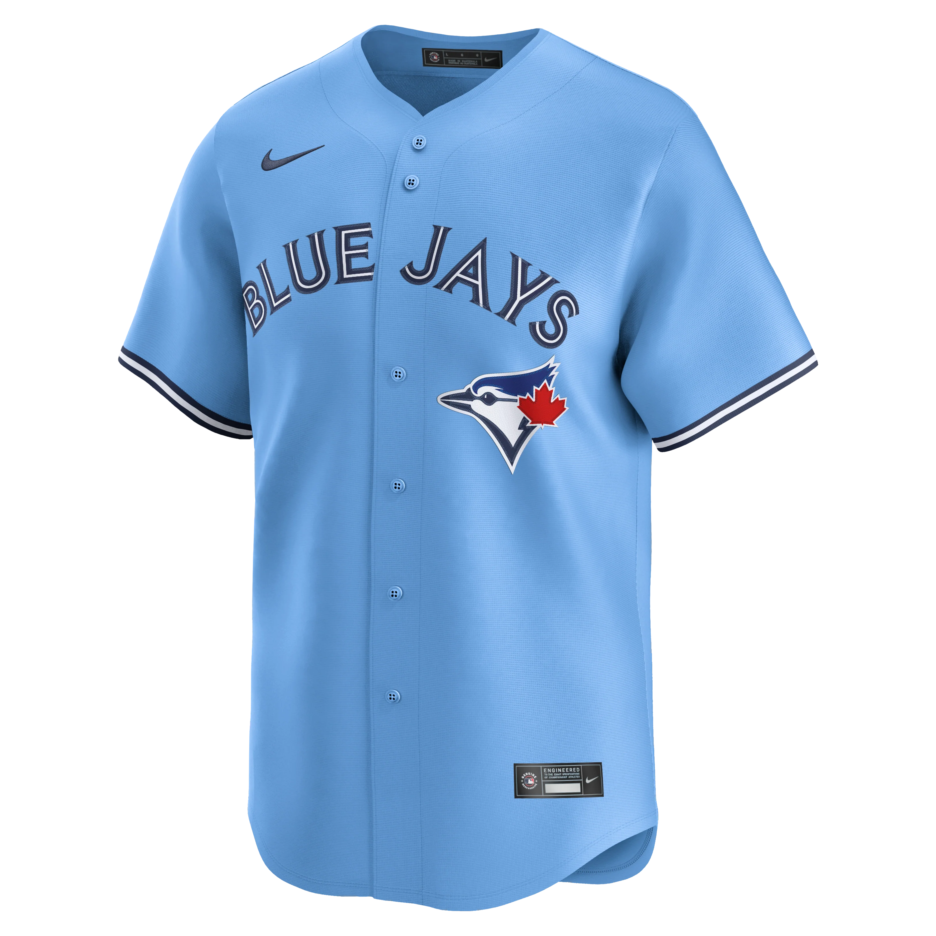 Toronto Blue Jays Blank Nike Limited Team Jersey - Cobalt Blue - Image 2