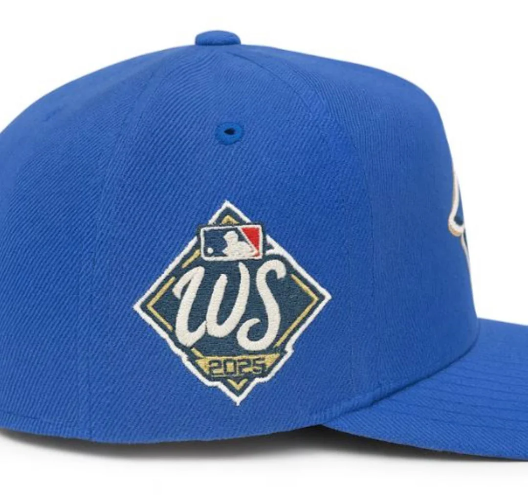 Toronto Blue Jays Mitchell & Ness MLB 2025 World Series Adjustable A-Frame Hat - Blue - Image 3