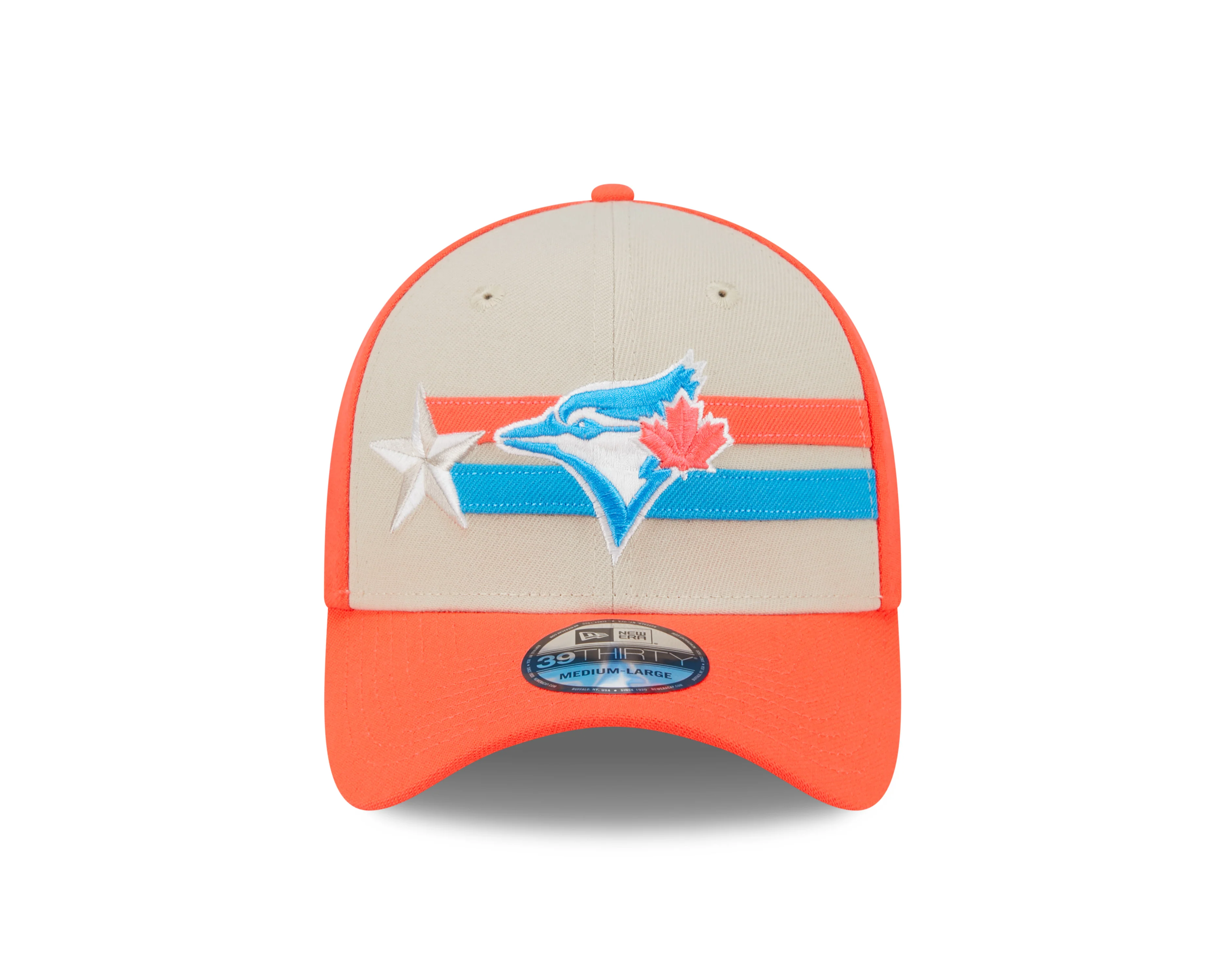 Toronto Blue Jays New Era 2024 All-Star Game 39THIRTY Flex Hat - Cream - Image 2