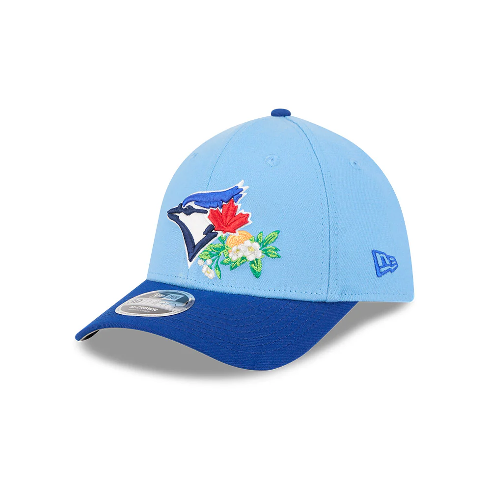 Toronto Blue Jays New Era 2026 Spring Training 39THIRTY M-Crown Flex Hat with Patch - Powder Blue/Royal - Image 3