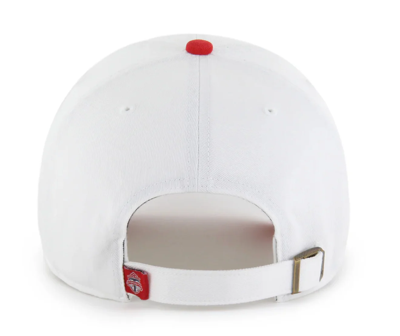 Toronto FC 47' Brand Clean Up Adjustable Hat - Two Tone Red/White - Image 2