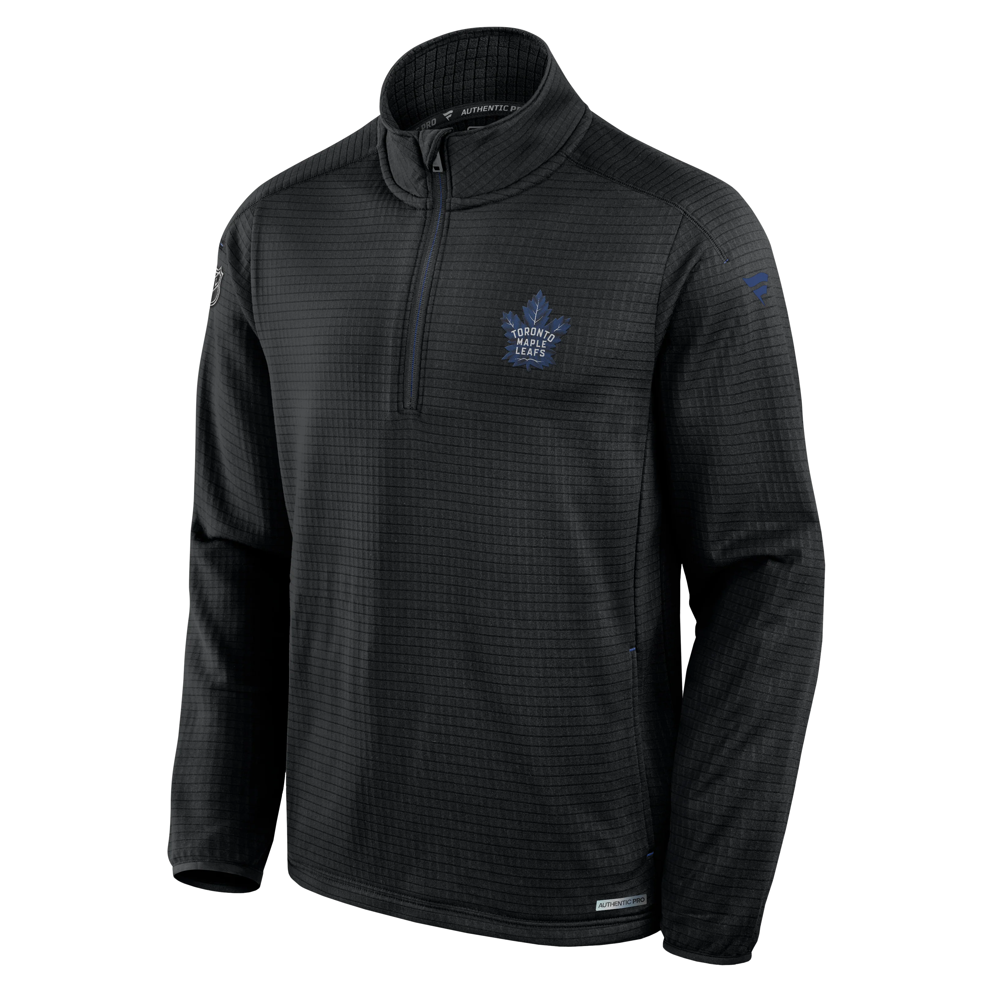 Toronto Maple Leafs Fanatics Branded Authentic Pro Black - 1/4 Zip