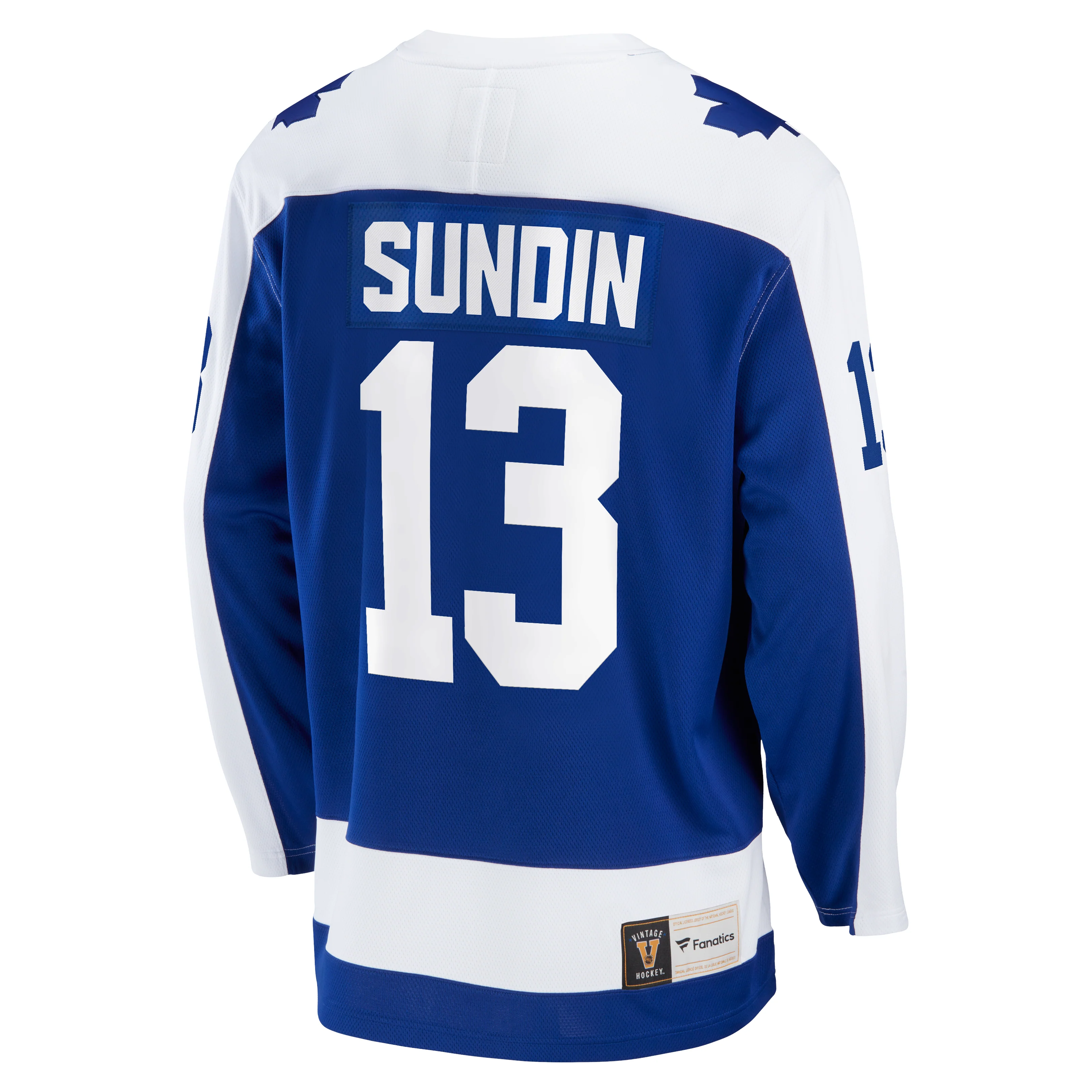 Toronto Maple Leafs Mats Sundin #13 Fanatics Branded Blue Premier Breakaway Retired Player - Jersey - Image 2