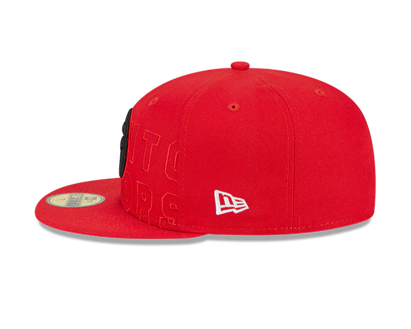 Toronto Raptors 2023 Official NBA Draft Edition 59FIFTY New Era - Fitted Hat - Red - Image 4