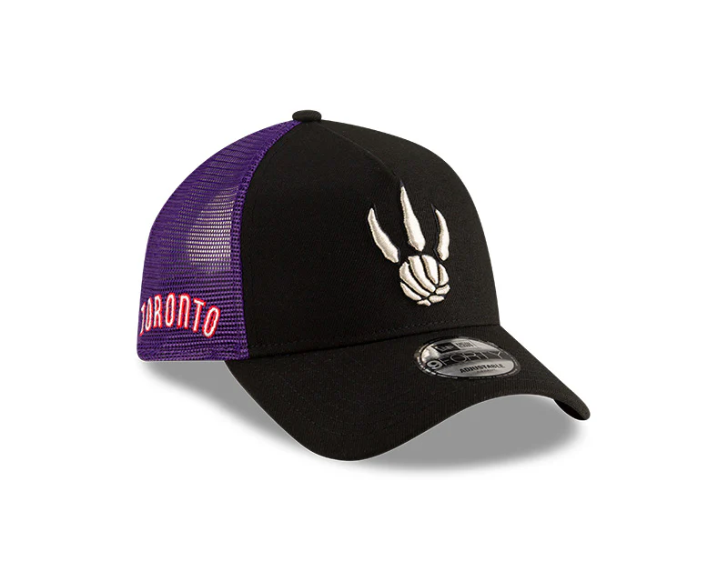 Toronto Raptors Claw New Era 2024/25 Classic Edition 9FORTY Trucker Adjustable Hat - Image 3