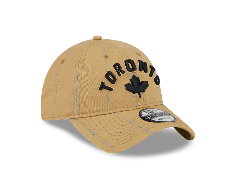 Toronto Raptors New Era 23/24 City Edition 9TWENTY Adjustable Hat - Tan - Image 3