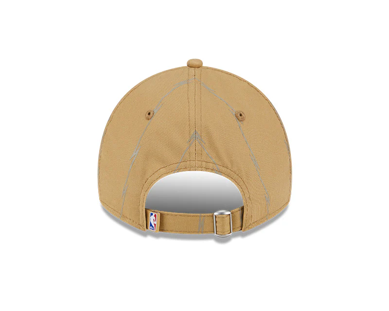 Toronto Raptors New Era 23/24 City Edition 9TWENTY Adjustable Hat - Tan - Image 5