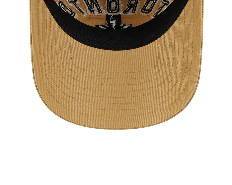 Toronto Raptors New Era 23/24 City Edition 9TWENTY Adjustable Hat - Tan - Image 7