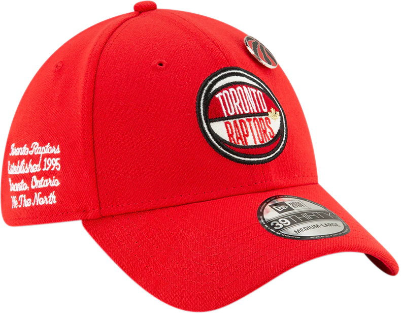 Toronto Raptors Red New Era 2019 NBA Draft 39Thirty Hat - Image 3