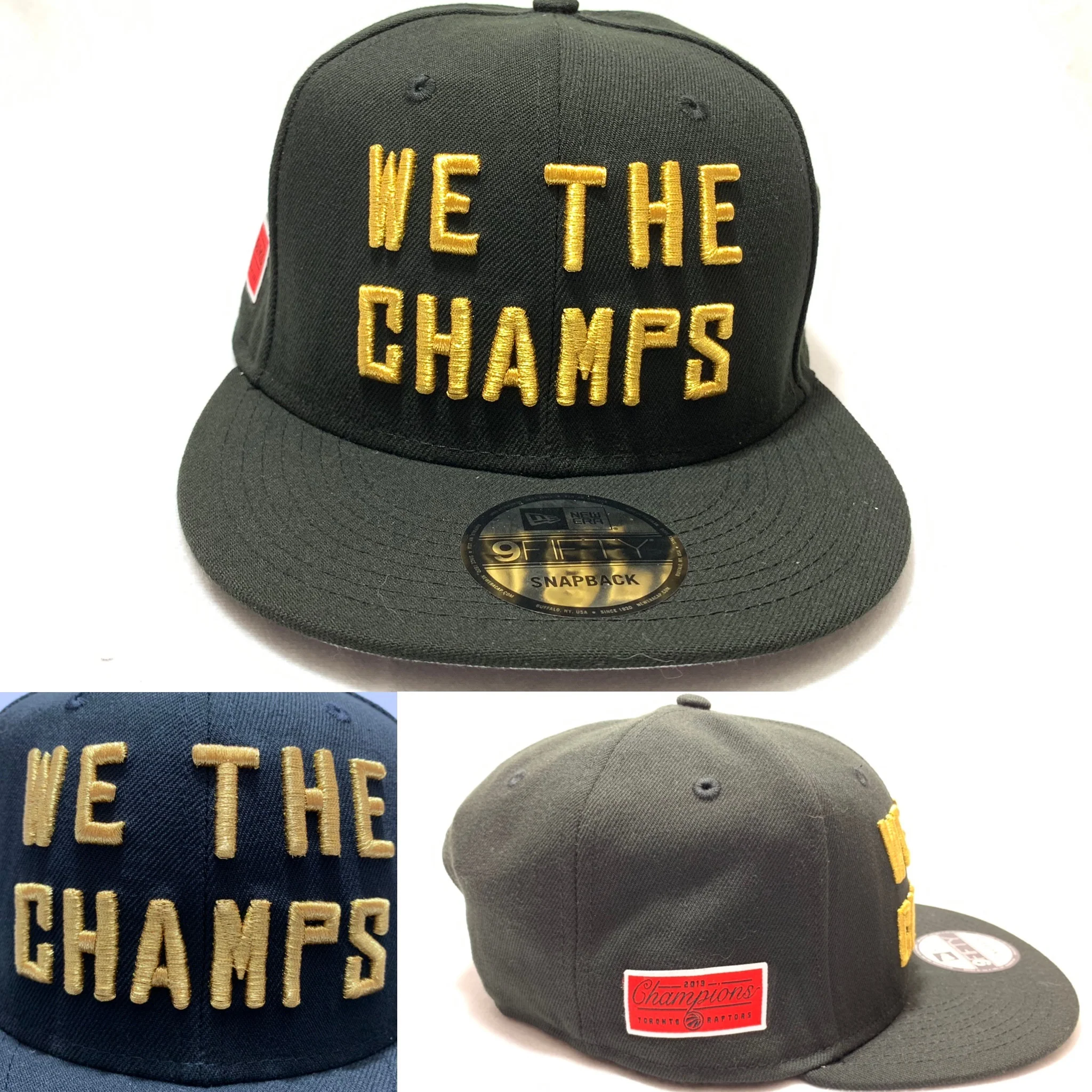 Toronto Raptors WE THE CHAMPS New Era Champions Side Patch Side Snapback - Image 6
