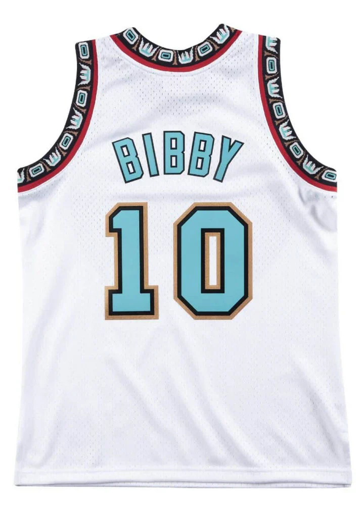 Mike Bibby #10 Vancouver Grizzlies Mitchell & Ness Hardwood Classic Swingman Jersey - White - Image 2