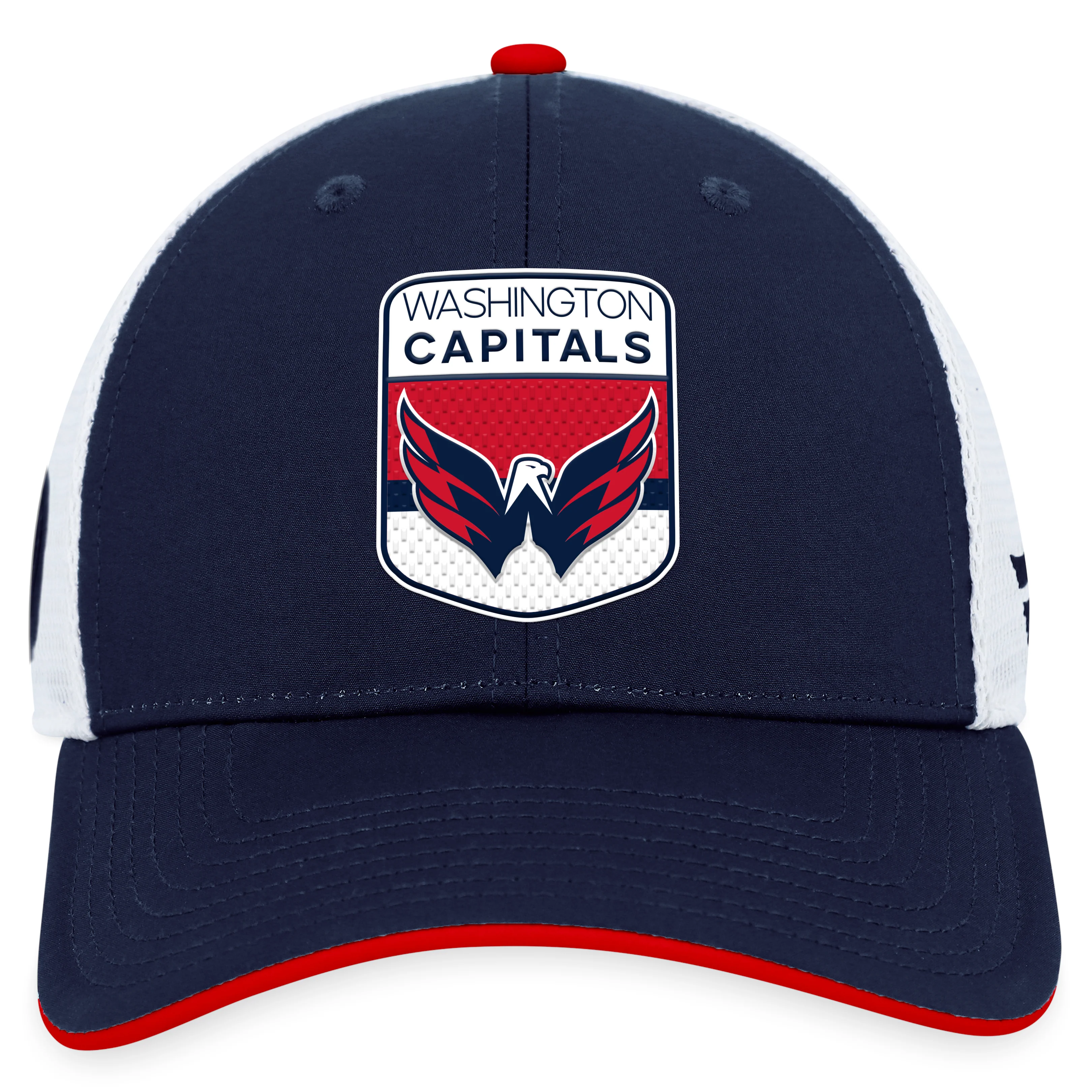 Washington Capitals Fanatics Branded Blue 2023 NHL Draft On Stage Trucker Adjustable Hat - Image 4