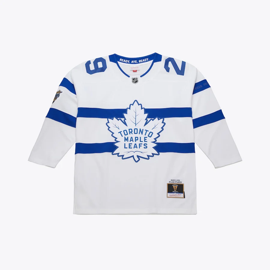 William Nylander #29 Toronto Maple Leafs Mitchell & Ness 2018 NHL Stadium Series Player Jersey - White - Image 2