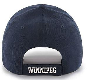 Winnipeg Jets Navy 47 Brand MVP Basic Adjustable Hat - Image 2